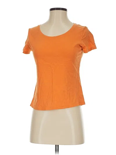 Pre-owned J By Joie Short Sleeve T-shirt In Orange