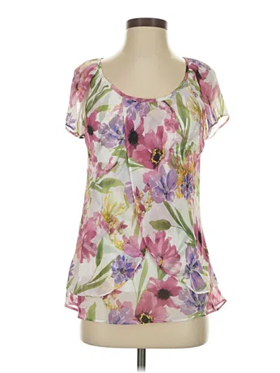 Pre-owned J By Joie Short Sleeve T-shirt In Pink