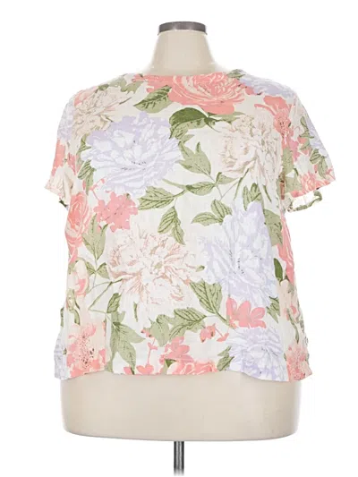 Pre-owned J By Joie Short Sleeve T-shirt In Pink
