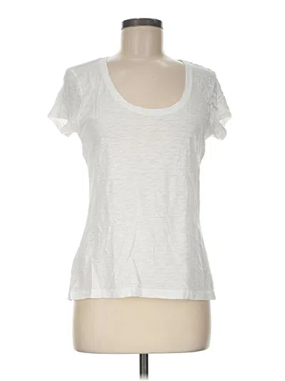 Pre-owned J By Joie Short Sleeve T-shirt In White