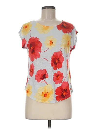 Pre-owned J By Joie Short Sleeve T-shirt In Yellow
