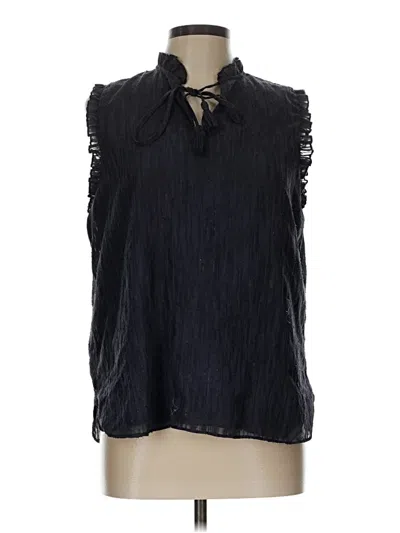 Pre-owned J By Joie Sleeveless Blouse In Black