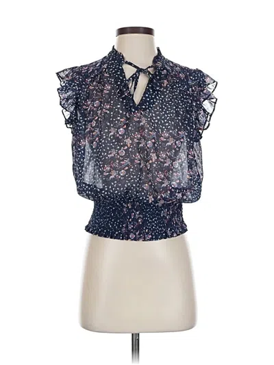 Pre-owned J By Joie Sleeveless Blouse In Blue