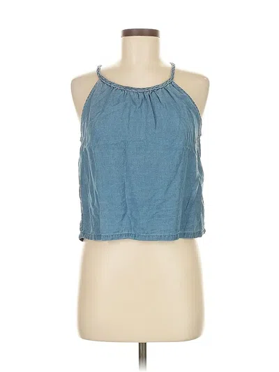 Pre-owned J By Joie Sleeveless Blouse In Blue