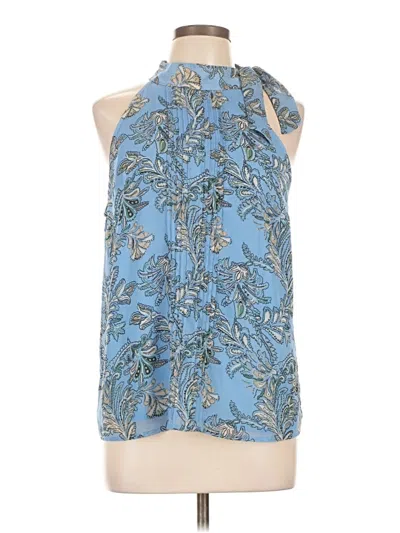Pre-owned J By Joie Sleeveless Blouse In Blue
