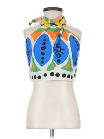Pre-owned J By Joie Sleeveless Blouse In Blue