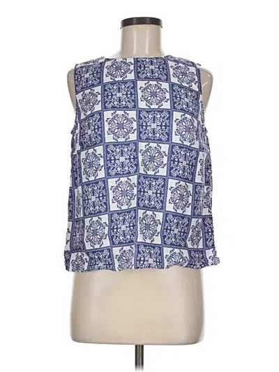 Pre-owned J By Joie Sleeveless Blouse In Blue