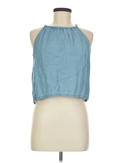 Pre-owned J By Joie Sleeveless Blouse In Blue