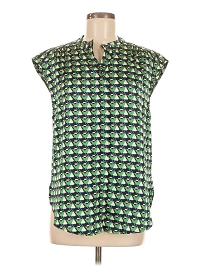 Pre-owned J By Joie Sleeveless Blouse In Green