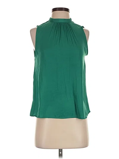 Pre-owned J By Joie Sleeveless Blouse In Green