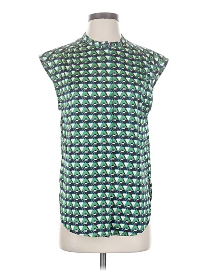 Pre-owned J By Joie Sleeveless Blouse In Green