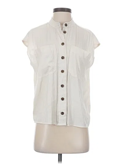 Pre-owned J By Joie Sleeveless Blouse In Ivory