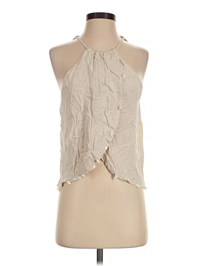 Pre-owned J By Joie Sleeveless Blouse In Ivory