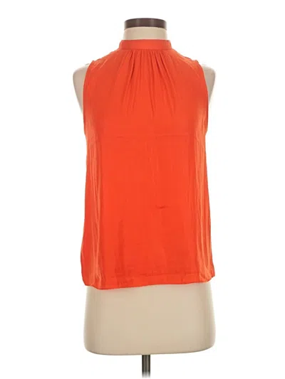 Pre-owned J By Joie Sleeveless Blouse In Orange