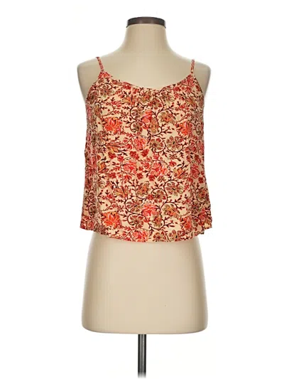 Pre-owned J By Joie Sleeveless Blouse In Orange