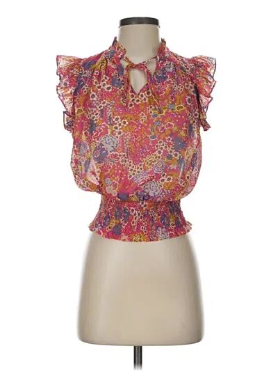 Pre-owned J By Joie Sleeveless Blouse In Pink