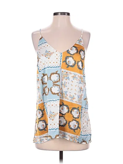 Pre-owned J By Joie Sleeveless Blouse In Yellow