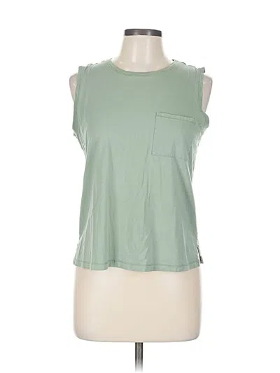 Pre-owned J By Joie Sleeveless T-shirt In Green