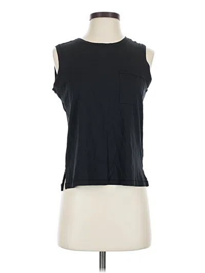 Pre-owned J By Joie Sleeveless T-shirt In Black