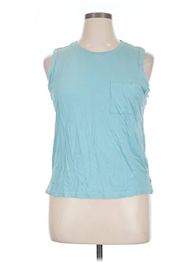 Pre-owned J By Joie Sleeveless T-shirt In Blue