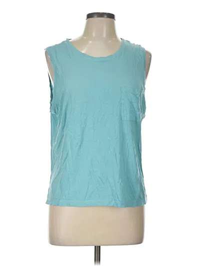 Pre-owned J By Joie Sleeveless T-shirt In Teal