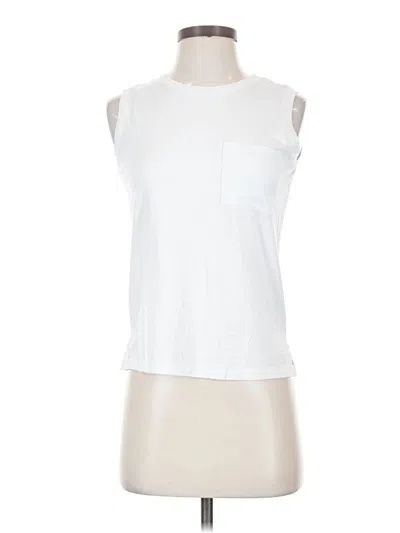 Pre-owned J By Joie Sleeveless T-shirt In White