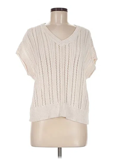Pre-owned J By Joie Sweater Vest In Ivory