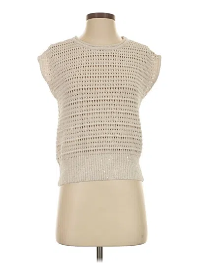 Pre-owned J By Joie Sweater Vest In Ivory