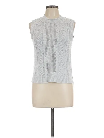 Pre-owned J By Joie Sweater Vest In Silver