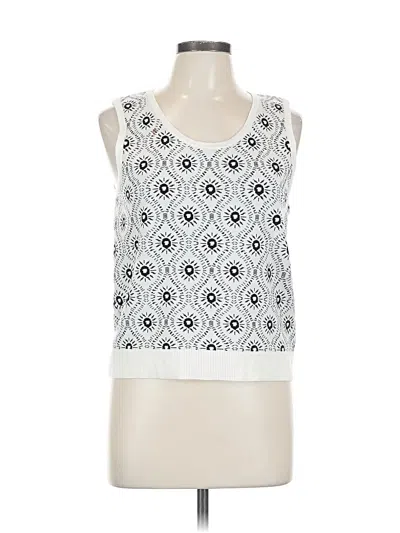 Pre-owned J By Joie Sweater Vest In White