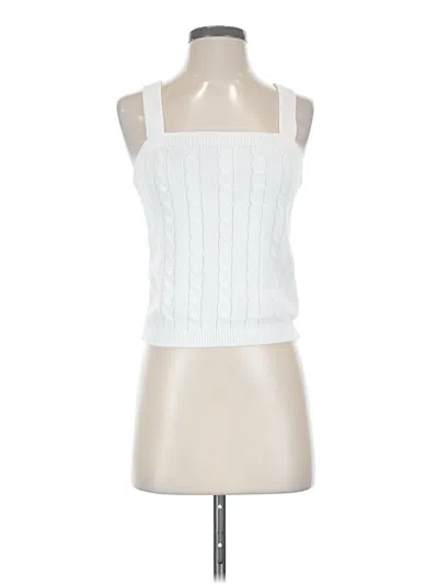 Pre-owned J By Joie Sweater Vest In White