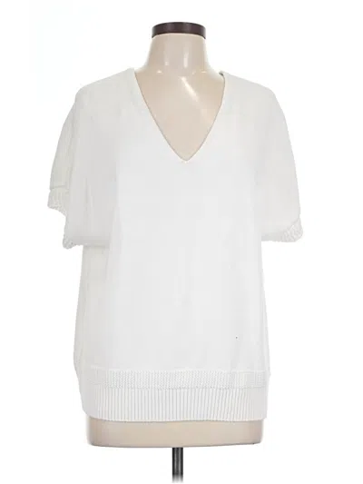 Pre-owned J By Joie Sweater Vest In White