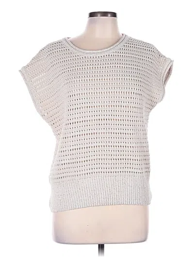Pre-owned J By Joie Sweater Vest In White