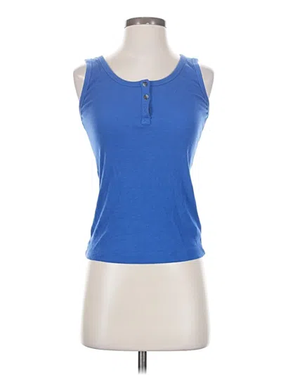 Pre-owned J By Joie Tank Top Blue Halter Neckline Tops