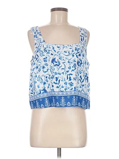 Pre-owned J By Joie Tank Top Blue Strapless Neckline Tops