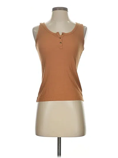 Pre-owned J By Joie Tank Top Brown Strapless Neckline Tops
