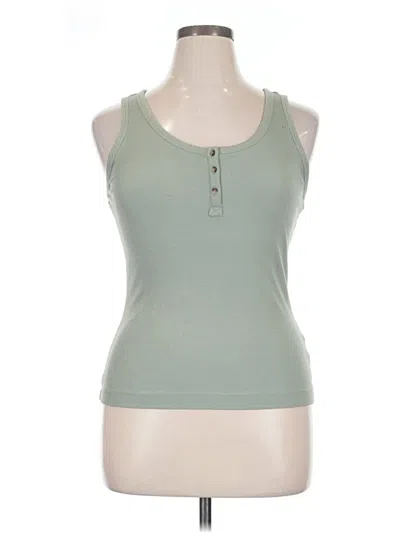 Pre-owned J By Joie Tank Top Green Halter Neckline Tops