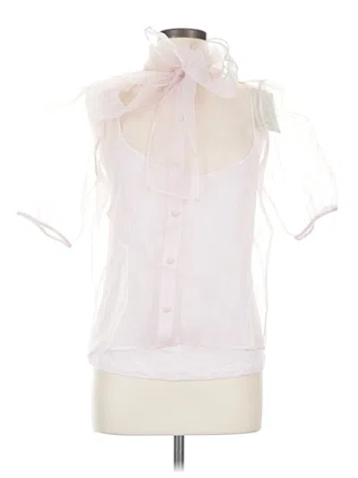 Pre-owned J By Joie Tank Top Pink Tie Neck Tops