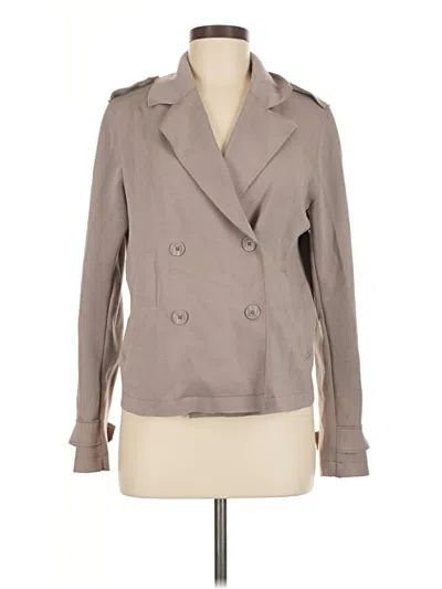 Pre-owned J By Joie Trenchcoat In Brown