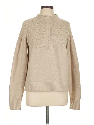 Pre-owned J By Joie Turtleneck Sweater In Brown
