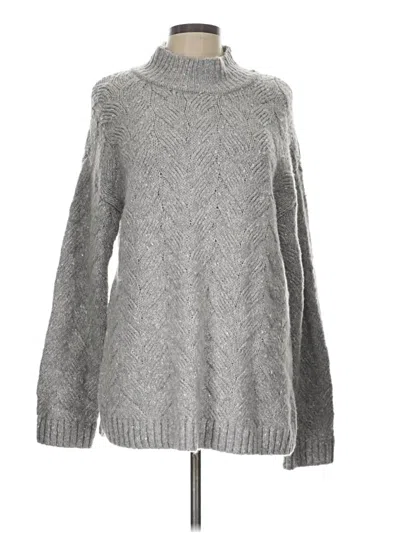 Pre-owned J By Joie Turtleneck Sweater In Gray
