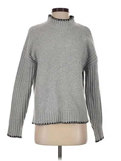 Pre-owned J By Joie Turtleneck Sweater In Gray