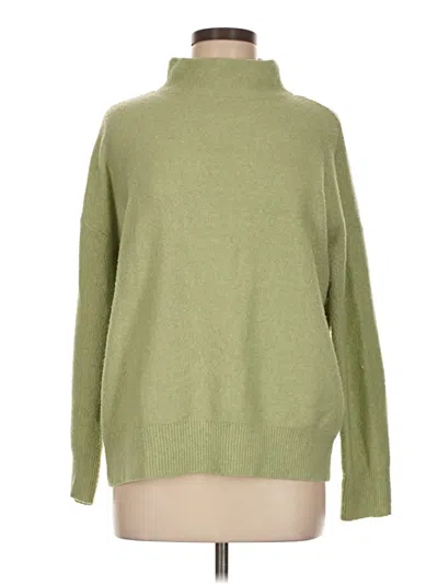 Pre-owned J By Joie Turtleneck Sweater In Green