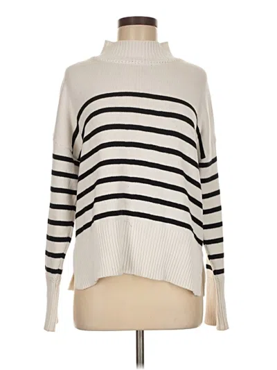 Pre-owned J By Joie Turtleneck Sweater In Ivory