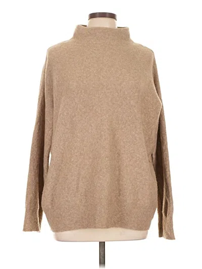 Pre-owned J By Joie Turtleneck Sweater In Tan