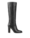 J D Julie Dee Woman Boot Black Size 7 Leather In Black