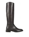 J D Julie Dee Woman Boot Dark Brown Size 7 Leather
