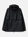 J Eongl I Black Camouflage Lasercut Windbreaker In Black