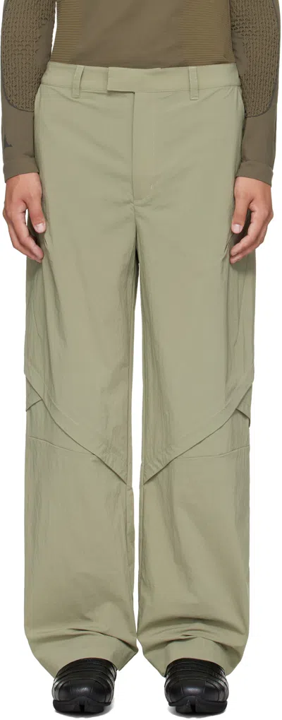 J Eongl I Green Softshell Slash Sweatpants