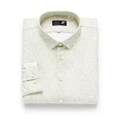 J. Ferrar Big And Tall 360 Stretch Performance Mens Regular Fit Wrinkle Free Long Sleeve Dress Shirt In Green